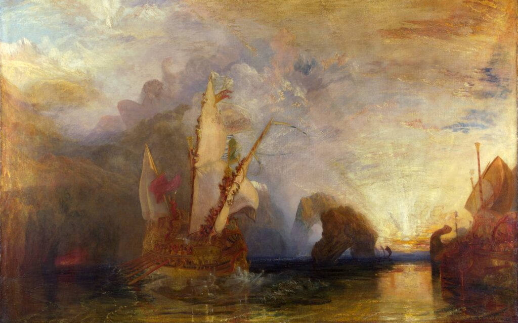 Ulysses Deriding Polyphemus by William Turner, 1829