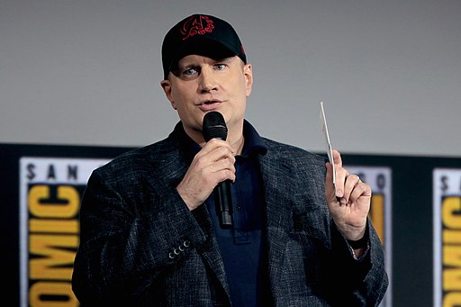 Marvel storytelling [photo of Kevin Feige by Gage Skidmore]